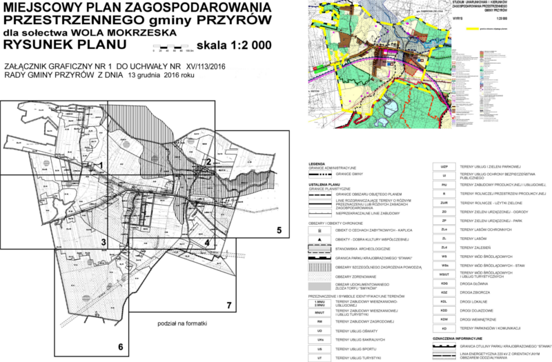 Miejscowy plan zagospodarowania przestrzennego dla sołectwa Wola Mokrzeska